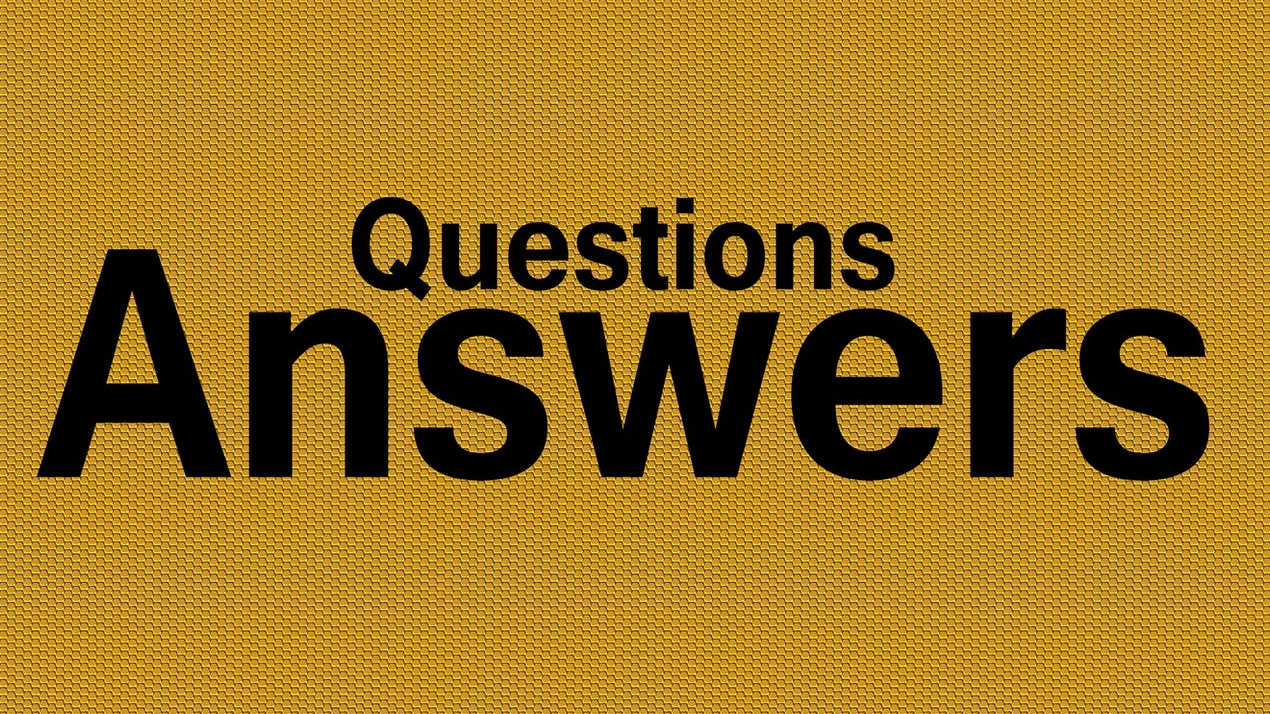 questions answers signage