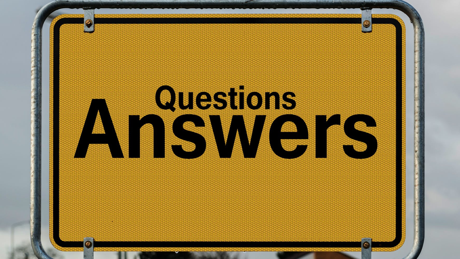 questions answers signage