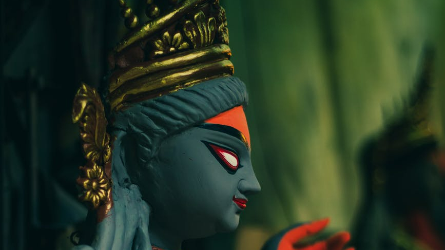 colorful figure on indian culture