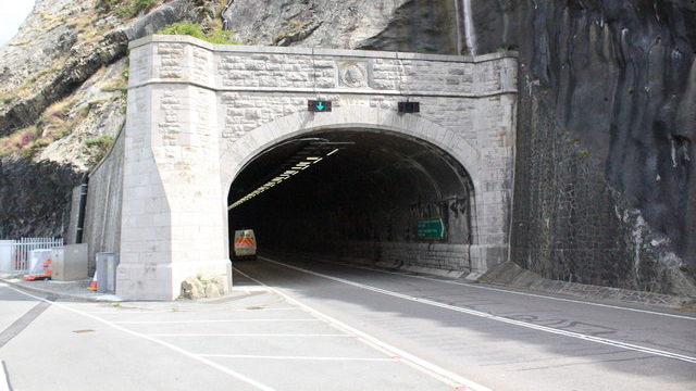 The Penmaenbach Tunnel at Penmaen-bach Point